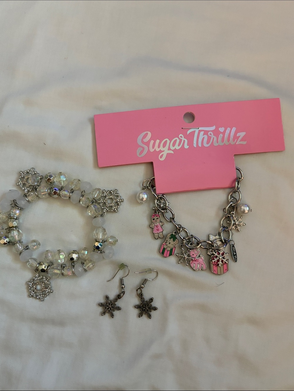 Holiday Charm Bracelets and Earrings